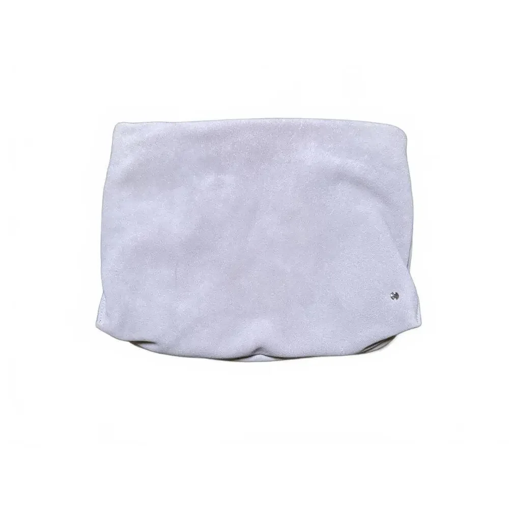 Halston Heritage Gray Suede Clutch